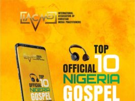 IACMP Nigeria Gospel Music Top 10 Chart
