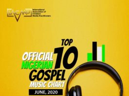 IACMP Nigeria Gospel Music Top 10 Chart [June 2020]