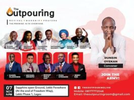 Dunsin Oyekan Set To Hold 'The Outpouring'