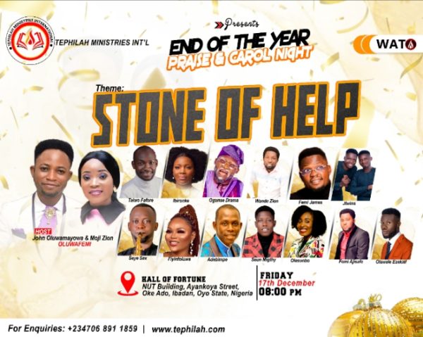 End Of Year Praise & Carol Night 'Stone Of Help'