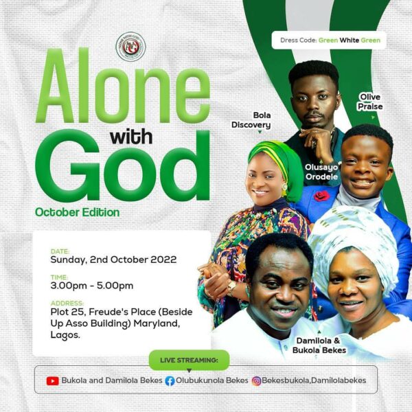 Alone With God October Edition