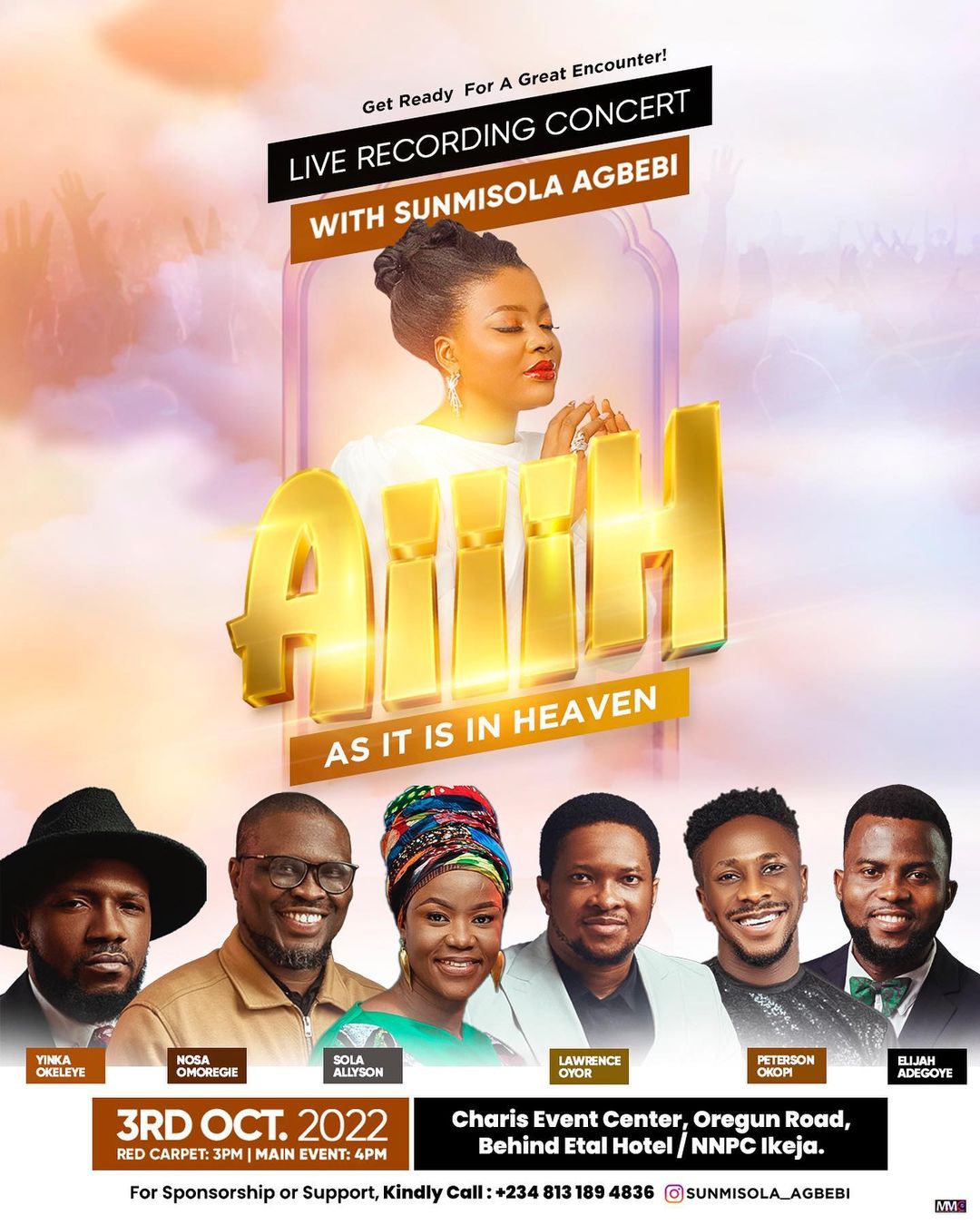 Sunmisola Agbebi Set To Host Live Recording Concert - "As It Is In Heaven"