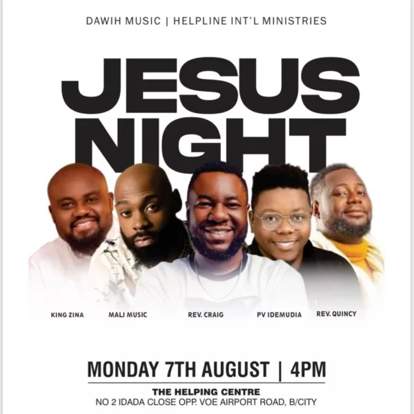 PV Idemudia Join Force With Mali Music “Jesus Night” Tour In Nigeria 1