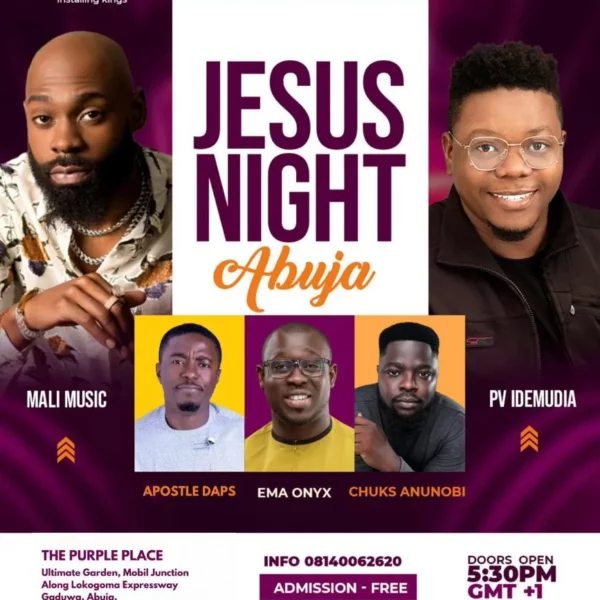 PV Idemudia Join Force With Mali Music “Jesus Night” Tour In Nigeria 2