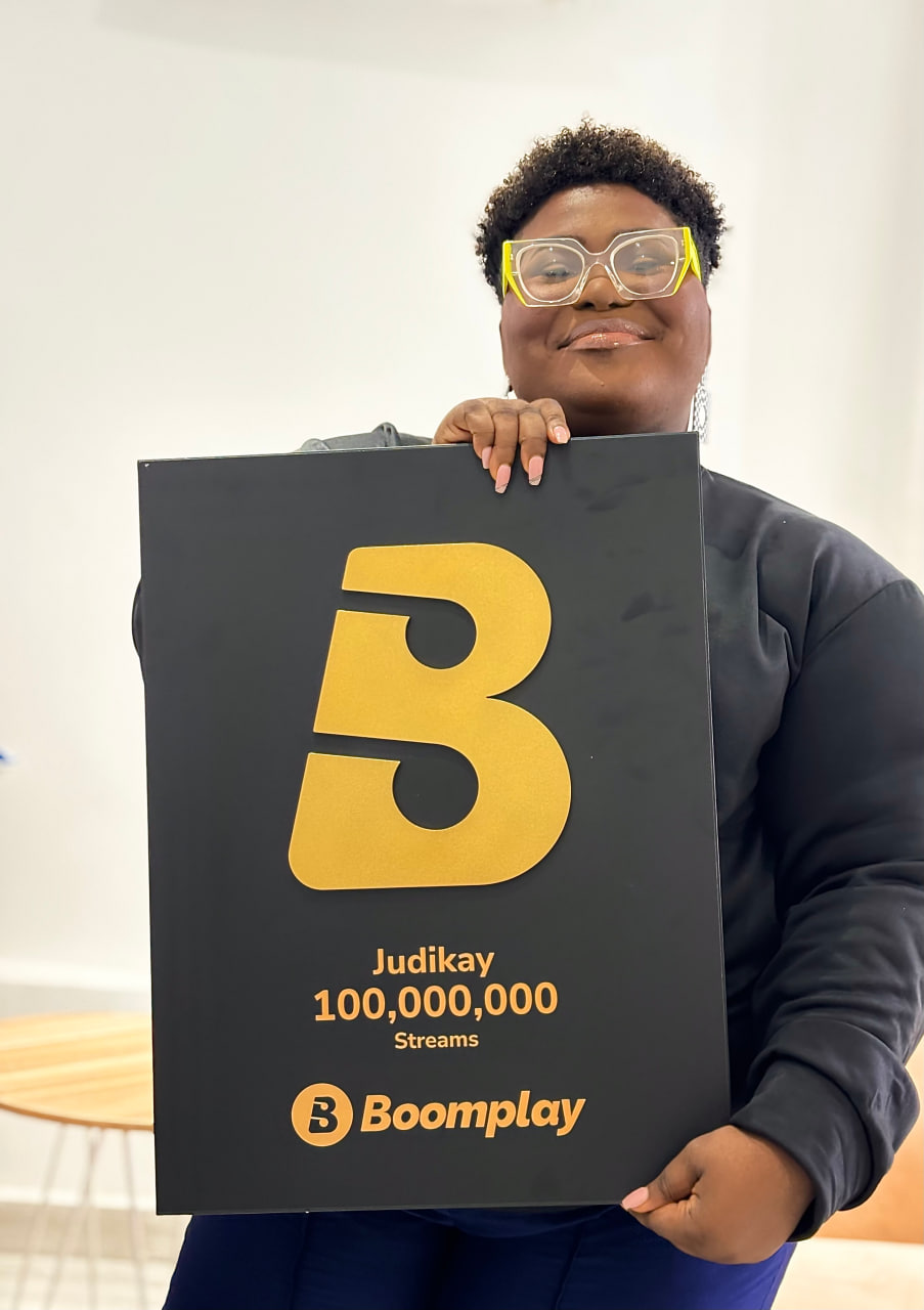 Celebrated Nigerian gospel artist Judikay has hit an incredible milestone, amassing 100 million streams on Africa’s leading music platform, Boomplay. This achievement marks a significant moment in her career, further cementing her place as one of the most influential voices in gospel music today. From soul-stirring anthems like "Dance Anyhow” to the crowd-favorite “Capable God”, Judikay’s songs have transcended boundaries, offering inspiration and hope to millions of listeners worldwide. Her latest release, “Conqueror’s Chant [Agalliao],” continues to gain traction, adding to her ever-growing discography of gospel hits and sounds that continually reveal Jesus, edify saints and reconcile men and women to Jesus. In recognition of this incredible achievement, Boomplay presented Judikay with a 100 Million Streams Plaque — a prestigious honor awarded to artists who have reached this monumental streaming milestone. Judikay shared her gratitude, saying, “This is beyond me. This milestone is a testament to God’s grace, and I’m grateful for every listener who has been touched by these songs. To everyone streaming, sharing, and supporting—this plaque is ours!” As Judikay continues to break boundaries with her music, this 100 million stream milestone is only the beginning. She remains committed to uplifting hearts through worship and spreading the message of God’s love. Judikay is a renowned Nigerian gospel artist under Intimacy Sounds Records. Known for her powerful worship anthems, she has gained widespread acclaim for her heartfelt and spirit-filled music. Her songs have touched millions of lives, earning her global recognition as one of the top gospel artists from Nigeria. 