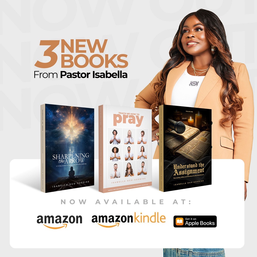 Pastor Isabella Announces A Triple Release Of 3 New Books On Worship & Prayer