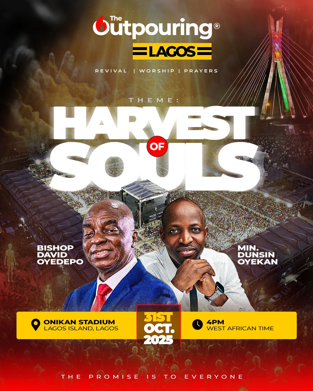 Harvest Of Souls: The Outpouring Lagos 2025 Returns With A Call To Revival