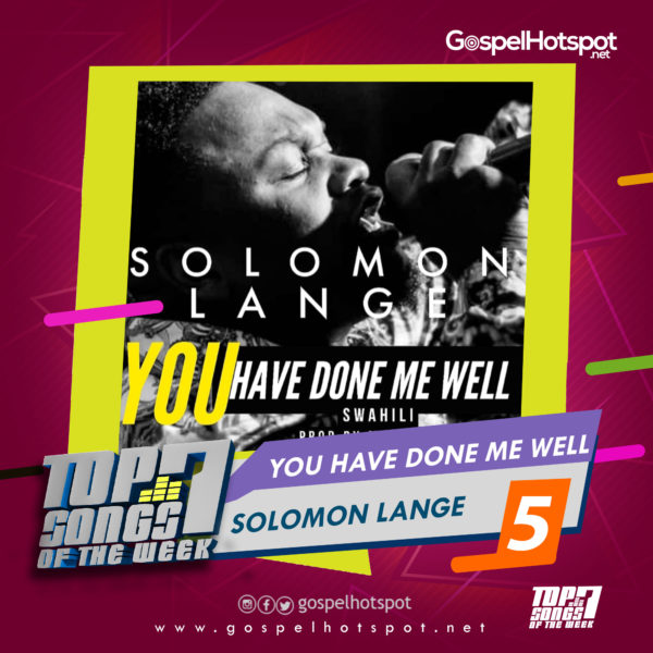 Solomon Lange – You Have Done Me Well