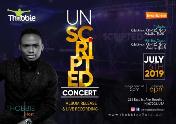 Unscripted Concert With Thobbie