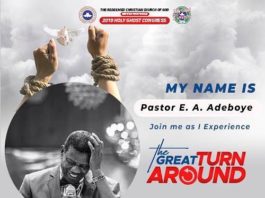 Programme Schedule For RCCG 2019 Annual Holy Ghost Congress
